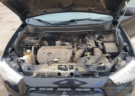 2014 Mitsubishi Outlander Sport Es from USA, damaged, VIN 4A4AP3AU7EE005024